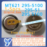 1-5 pcs/lot MT621 with Foot 295-5100 Citizen Eco-drive Watch Battery Capacitor 295 5100 295-51 295 51 in Bags Citizen H504 E100