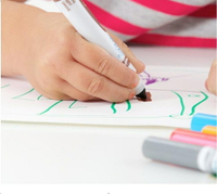 畫筆 繪兒樂crayola12色可水洗兒童水彩筆安全畫筆套裝58-7812 唯伊時尚