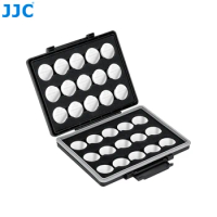 JJC CR2032 Battery Case Holder Storage Coin Cell Battery Case for 30x CR2032/CR2025/CR2016 Button Round Battery Holder Case