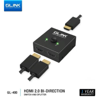 GLINK GL400 HDMI 2.0 BI-Direction Switch and Splitter 2 in 1