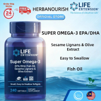 Life Extension Super Omega-3 Fish Oil | High-Potency EPA & DHA Supplement for Heart Health, Cardiova