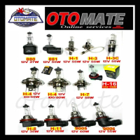 Motosikal Kereta FOCCUS Lampu Depan Mentol H1 H3 H4 H7 H8/H11 MENtol