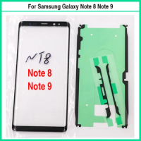 For Samsung Galaxy Note 8 N950F Note 9 N960F Touch Screen LCD Display Front Outer Glass Lens Touchscreen Glass Cover Adhesive
