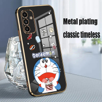 sarung telefon untuk Samsung A14 [5G] [4G], sarung lembut, bahan TPU, Doraemon, corak kartun Phone P