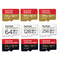 SanDisk Micro SD Card Memory Card 32GB 64GB 128GB 256GB MicroSD Max 200MB/s Extreme PRO microSDXC UHS-I TF Flash Card for Phone