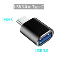 Converters USB3.0 to Type C Male Adapter USB A to USBC Connector OTG Type C Car Charging Adapter for MacBook Mobile Phone