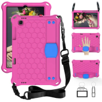 For Samsung Galaxy Tab S6 Lite 10.4 2022 SM-P613 P619 Honeycomb kids Safe EVA Case S6 Lite 2020 SM-P610 P615 Stand Cover