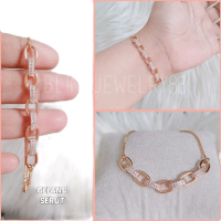 Gelang Serut Titanium Wanita Anti Karat