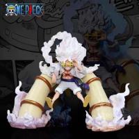 11.5cm One Piece Nika Luffy Gear 5 Anime Figure GK Model Sun God Action Figurine Collection Decoration Children's Toy Gifts