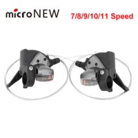 microNEW Mountain Bike Transmission Groupset 7/8/9/10/11 Speed MTB Rear Gear Lever Road Folding Universal Accessories