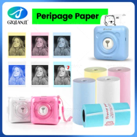 Peripage A6 Paper Roll Thermal label Sticker Photo Paper White Color for Peripage A6 A8 PAPERANG P1 P2 Photo Pocket Mini Printer