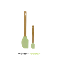 Toolbar - 木柄矽膠子母刮刀 1 set