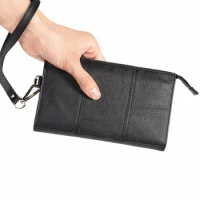 Hand Strap Waist Belt Genuine Leather Phone Case Bags For Sony Xperia 1 10 Plus R1 XA XA1 XA2 XA3 Plus XZS XZ1 XZ2 XZ3 Compact