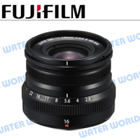 富士 FUJIFILM XF 16mm F2.8 R WR 定焦大光圈鏡頭 公司貨【中壢-水世界】