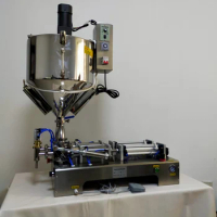 Hot Sale Pneumatic Filling Machine Single Head Liquid Filling Machine Milk Mineral Water Quantitative Filling Machine