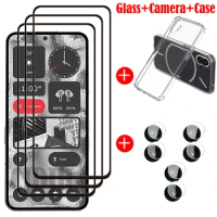 For Nothing Phone (2) Glass Nothing Phone 2 Tempered Glass Full Glue Cover Screen Protector For Nothing Phone 2 1 Camera Film