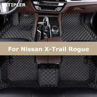 TITIPLER Custom Car Floor Mats For Nissan XTrail Rogue X-Trail Auto Carpets Foot Coche Accessories