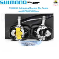 Shimano DEORE XT Pedals PD-M8020 MTB Bike Pedals Mountain Bike Accessories Original M8020 Self-Locking SPD Pedal
