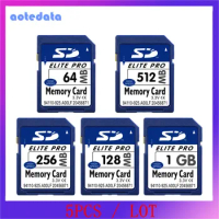 5pcs/lot 128MB 256MB 512MB 1GB 2GB SD Card SD Memory Card Secure Digital Flash Memory Card