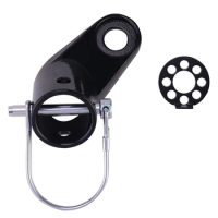 Bike Trailer Hitch Coupler Portable Bicycle Trailer Fitting Carbon Steel Connector For Stroller Pet Car Cycling Accessories