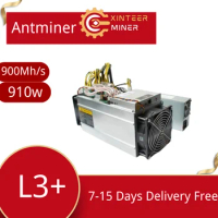 Used Bitmain Antminer L3+ 504Mh/S 600Mh/S with PSU ASic Miner Free Shipping