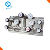 Lab Semi-Automatic changeover 316 stainless steel Regulator Gas For both 1*1 Cylinder With Purge Function