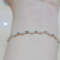 Gelang tangan Dewasa Asli perak silver925 lapis emas gel01