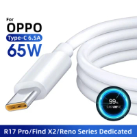 ANKNDO 65W USB C Cable Fast Charge for OPPO VOOC Type-C Cable for R17 Pro Find X2 Pro Ace USB-C Charger Cable Data Cord