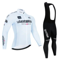 Tour Giro d'Italia Cycling Jersey Set Premium Anti-UV Long Sleeve Downhill Cycling Suit Autumn Quick-Dry Pro Racing Uniform