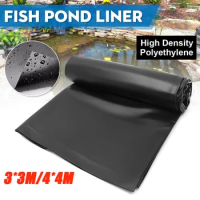 4X4m /3X3 Large Fish Pond Liner Garden Pools Reinforced Landscaping Pool Pond Waterproof Liner Cloth 0.1m thickness