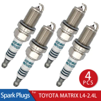 4 Pcs/Lot Iridium Power Spark Plugs Glow Plug for 2013 TOYOTA MATRIX L4-2.4L Car Candle Stable Operation 80000km