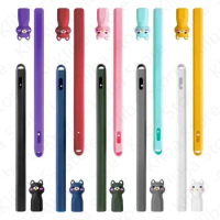 For Apple Pencil 1 2 Case For iPad Tablet Touch Pen Stylus Cartoon Protective Sleeve Cover Pencil Cases