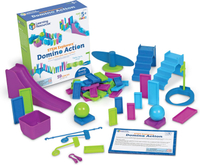 Learning Resources STEM Explorers Domino Action - 59 Pieces Age 5+ STEM Toys for Kids Domino for Kid