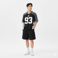 Moonlight & Co Seoul Retro Boxy Jersey Olahraga Sport Korean Style Dewasa & Anak Desain Unik Fleksib
