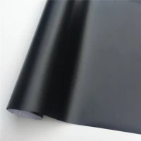 Matte Black Vinyl Film Car Wrap Foil Sticker Vehicle Wraps Console Computer Phone Cover Skin