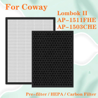 Thay thế cho máy lọc không khí Coway Lombok II mẫu AP 1511FHE và AP 1503CHE, Tương thích với bộ lọc 