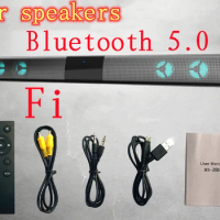 40W TV Soundbar RGB Bluetooth Speaker HiFi Music System TV Computer Echo Wall Home Theater Stereo Subwoofer With Remote Control