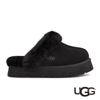 【UGG】女鞋/穆勒鞋/厚底鞋/懶人鞋 原廠貨 Disquette(黑色-UG1122550BLK)