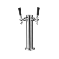 Two Way Column Beer Tower,Beer Dispenser,Stainless Steel Material Beer Tower,Brass Tap For Bar Or Homebrew Beer Dispenser