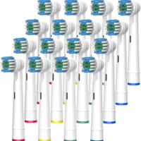 16×Replacement Brush Heads For Oral-B Electric Toothbrush Fit Advance Power/Pro Health/Triumph/3D Excel/Vitality Precision Clean