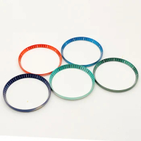 30.5mm SKX007 Copper Chapter Ring fits Seiko SKX007 SKX009 SPRD Watch Cases NH35 Case Red Blue Mint Green Inner Shadow Ring