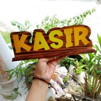 TULISAN KASIR | kasir duduk | tulisan kasir kayu