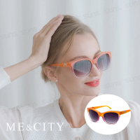 【ME&amp;CITY】永恆之翼時尚太陽眼鏡 義大利設計款 抗UV400(ME120031 L262)