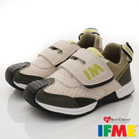 IFME日本健康機能童鞋-機能學步鞋IF30-231111米軍綠(中小童段)