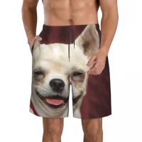 Funny Dog Memes That Will Have You Rolling Men's Beach Shorts Fitness Quick-drying Swimsuit Funny Street Fun 3D Shorts