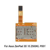 For Asus ZenPad 3S 10 Z500KL P001 Original SIM Card Holder Socket with Flex Cable Replacement Parts