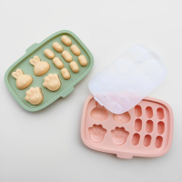 【美倫美】微笑小兔造型矽膠模具(嬰兒副食品 蒸糕 烘焙 甜點 蛋糕 麵包 冰磚 果凍 滴膠 蠟燭 擴香石 DIY)