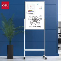 白板60*90cm支架式兩檔升降移動家用兒童教學培訓雙面磁性
