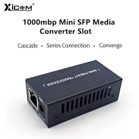 Gigabit Mini Media Converter Slot โมดูลรับส่งสัญญาณ SFP 1001000M 1ช่อง SFP 1 RJ45โหมดเดี่ยว Ethernet SFP Fiber Switch