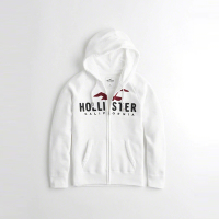 Hollister HCO 長袖 連帽外套 白色 2033